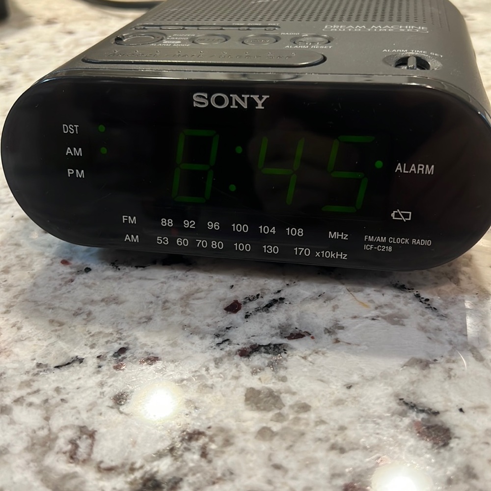Sony Dream Machine clock radio